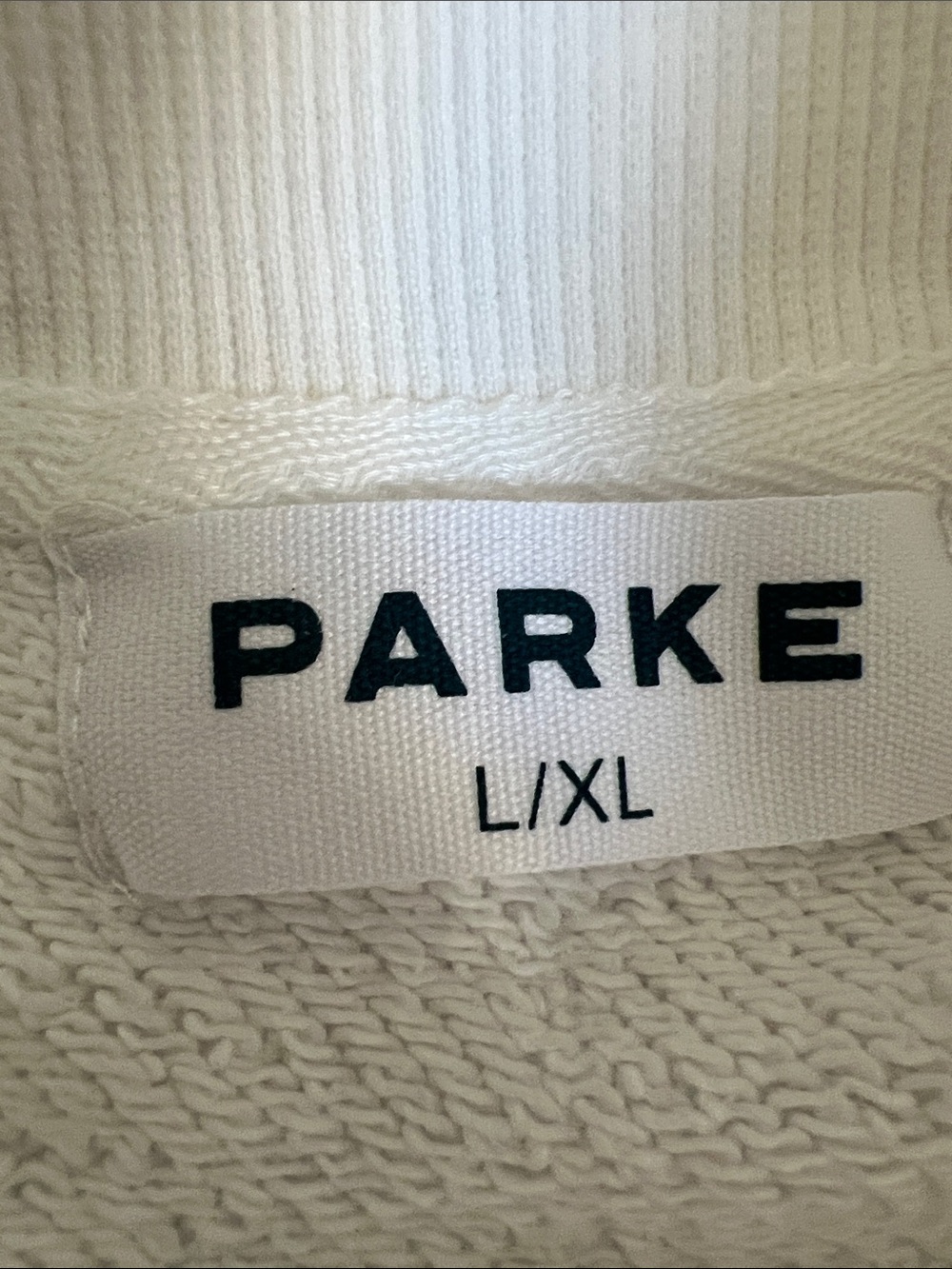 PARKE Paradise Multicolor Varsity Heritage Mockneck Size L/XL New In Bag NWT - Picture 6 of 10